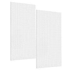 Tempered Wood Pegboard 24 X 48 Blissful White Tpb 2w