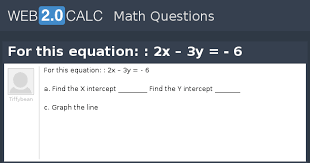 This Equation 2x 3y 6