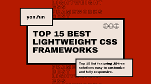 top 15 best lightweight css frameworks