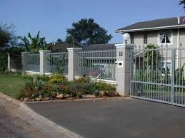 Concrete Residential Boundary Wall At