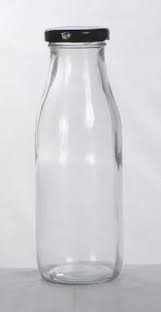 Metal 300ml Milk Glass Bottles At Rs 8