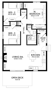Small House Plans House Plan 3 Bedrms