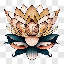 Lotus Flower Stained Glass