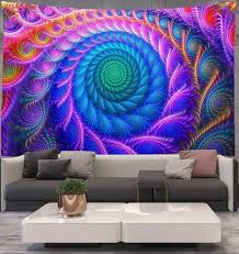 Psychedelic Spiral Tapestry Meditation