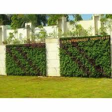 Green Pvc Natural Vertical Wall For