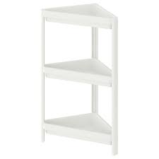 Vesken Corner Shelf Unit White