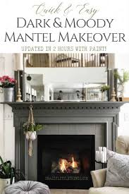 Mantel Makeover With Paint