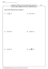 Solving Trig Equations Type 1
