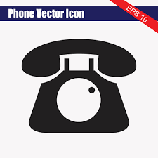 Landline Phone Icon Vector