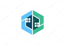Real Estate Finance House Logo Abstract