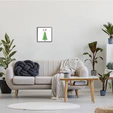 The Stupell Home Decor Collection Lit Tree Icon Framed Giclee Texturized Wall Art