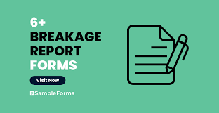 Free 6 Breakage Report Forms In Pdf