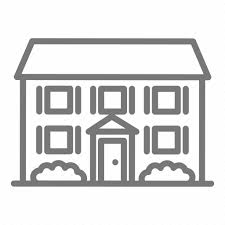 Colonial Home House Family Home Icon