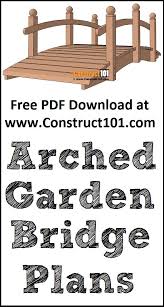 Diy Arched Garden Bridge