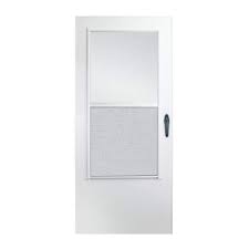 Light Aluminum Storm Door
