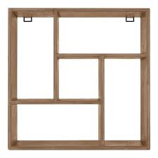 Stylewell Antique Square Brown Wood