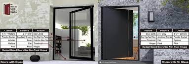 Pivot Door Cost Modern Front Door