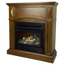 Pleasant Hearth Compact Vent Free Fireplace 20 000 Btu 36inch Propane Heritage