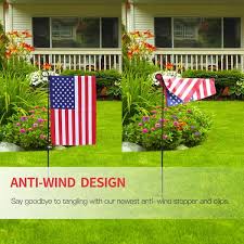 Anley Accessories 10 Pack Garden Flag Rubber Stoppers And Anti Wind Clips