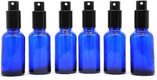 30ml Blue Glass Spray Bottle Empty