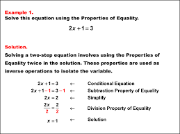 Math Example Solving Two Step
