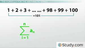How To Calculate An Arithmetic Series