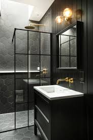 41 Black Bathroom Dramatic Look