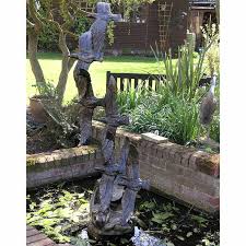 Garden Uk Birds In Flight Garden Statue