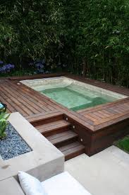 47 Irresistible Hot Tub Spa Designs For