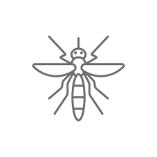 Eps10 Grey Vector Mosquito Abstract