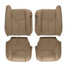 2500 Front Leather Seat Cover Tan