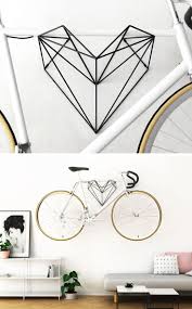 A Heart Shaped Bike Hanger Designed For