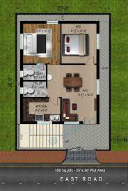 Striking 3 Bhk House Plan In 900 Sq Ft