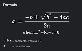 Quadratic Equation Calculator Solve