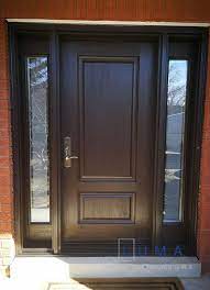 Fiberglass Front Door With Panelled