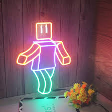 Roblox Themed Neon Sign For Wall Decor