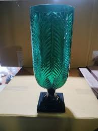 Hvshivam Lights Green Crstal Cut Glass
