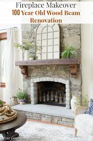 stone fireplace mantel installation