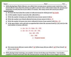 Word Problems For Multi Step Equations