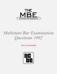 Mbe Questions 1992 National