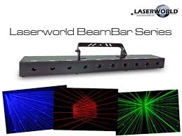 single beam laser bars for fan projections