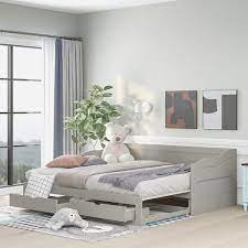 Twin Size Daybed With Trundle Bed