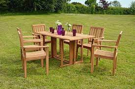 Rectangular Outdoor Dining Table Set