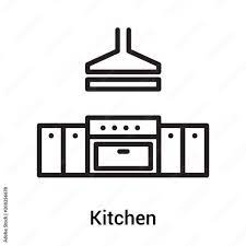 Kitchen Icon Vector Sign And Symbol