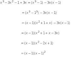 How To Factorise A Cubis Function