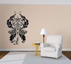 Key And Erfly Wall Art Decoration
