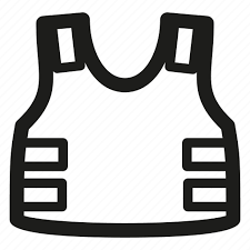 Bulletproof Flak Jacket Vest Icon