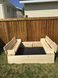6x6 Sandbox With Lid Open Backyard