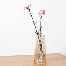 Glass Vase For Decor Home Handmade