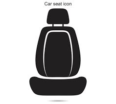 Car Seat Icon Vector Ilration